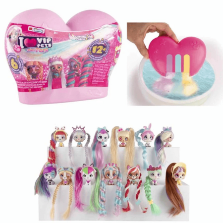 VIP PETS figūrėlių rinkinys įvaizdžio kūrimui Mini Fans Colour Boost S2, asort., 711891IM3BE 