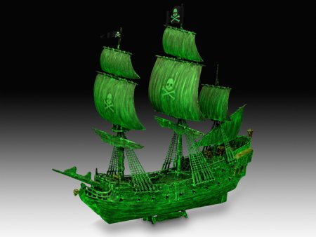 REVELL 1:150 šviečiantis tamsoje modelis Ghost Ship Easy-Click, 05435 
