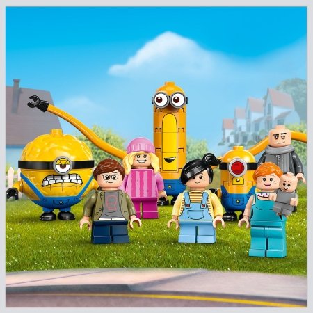 75583 LEGO® Despicable Me Pakalikų ir Gru šeimos namas 