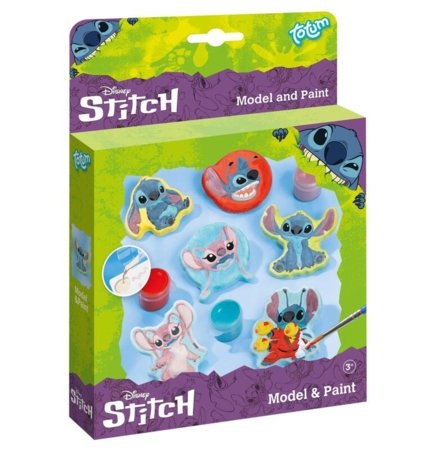 TOTUM DISNEY STITCH kūrybinis modeliavimo ir piešimo rinkinys, 700185 