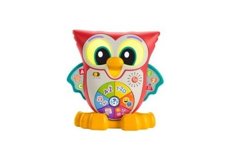 FISHER-PRICE muzikinis,interaktyvus  pelėdžiukas Pupū, lietuviškai įgarsintas, HNK87 HNK87
