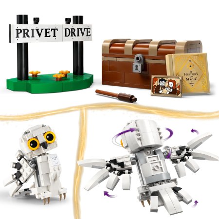 76425 LEGO® Harry Potter™ Hedviga ketvirtame Ligustrų gatvės name 