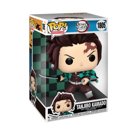 FUNKO POP! JUMBO vinilinė figūrėlė: Demon Slayer - Tanjiro Kamado, 83720 