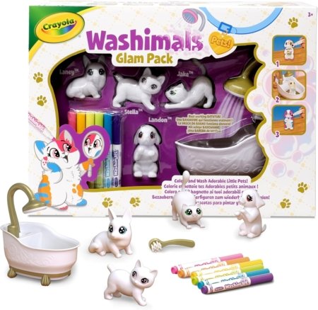 CRAYOLA kūrybinis rinkinys Pets Tub, 74-7453 