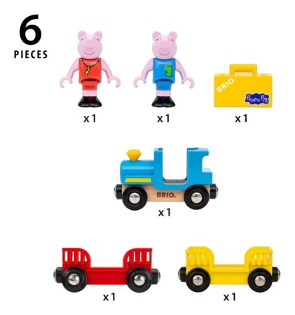 BRIO PEPPA PIG traukinys, 36127 