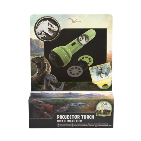 JURASSIC WORLD žibintuvėlis projektorius, 93-0040-A 