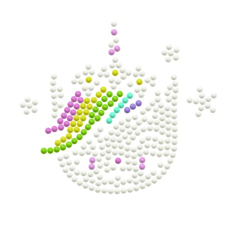 DIAMOND DOTS kūrybinis rinkinys piešimas deimantais Uni Puss, DD1.055F DD1.055F