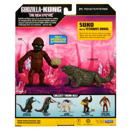 GODZILLA 5" figūrėlė Suko With Titanus Doug, 35208 