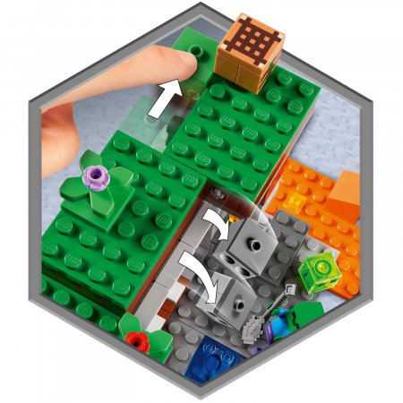 21166 LEGO® Minecraft™ Apleista kasykla 21166