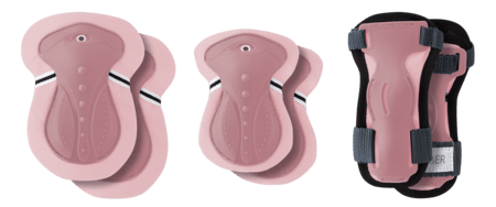 GLOBBER kelių ir alkūnių apsaugų rinkinys, rožinis JUNIOR XS, 541-210 