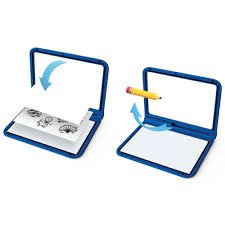 KIDYWOLF šviečianti piešimo planšetė, mėlyna, KIDYDRAW-PRO-BU 