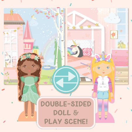 STORY MAGIC kūrybinis rinkinys Medinė aprengiama lėlė, 201243 