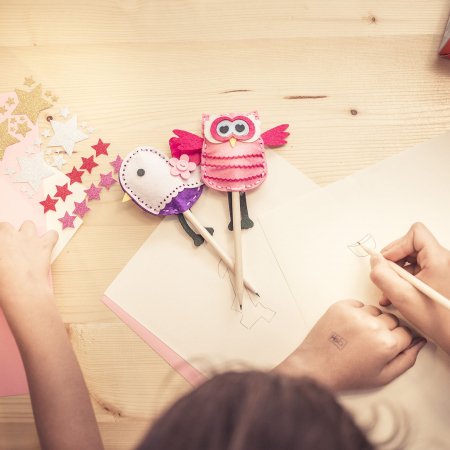 APLI KIDS siuvimo rinkinys Linksmi Pieštukai, APLI13813 Apli13813