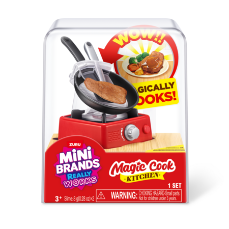 MINI BRANDS miniatiūrų rinkinys Magic Cook Kitchen, 1 serija, asort., 77789UQ1 