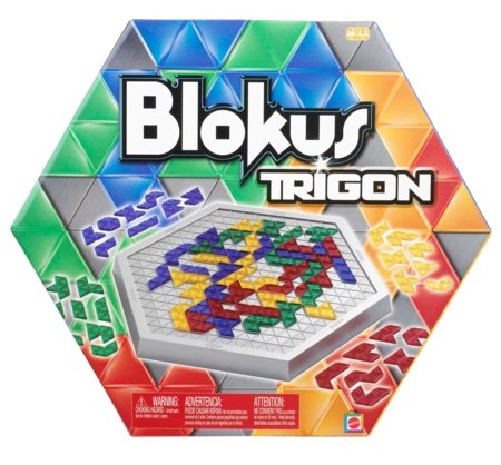 MATTEL GAMES stalo žaidimas Blokus Trigon R1985, 04018000 04018000
