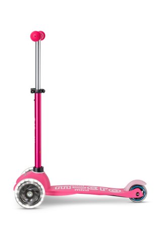 MICRO paspirtukas Mini Micro Deluxe LED Pink, MMD075 