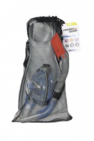 BESTWAY nardymo rinkinys Meridian (akiniai, vamzdelis, plaukmenys), asort., 25020 25020