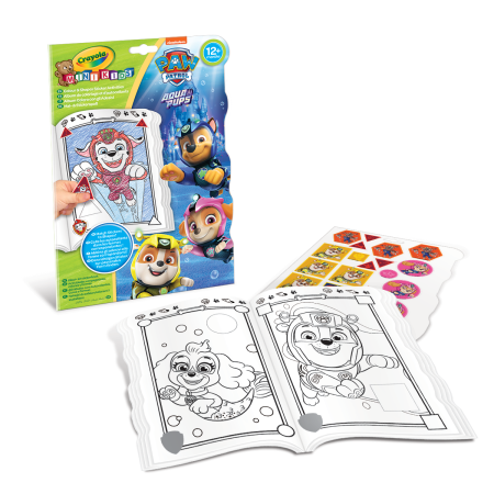 CRAYOLA MINIKIDS kūrybinis rinkinys Paw Patrol Colour & Shapes Activity Book, 81-1373G 