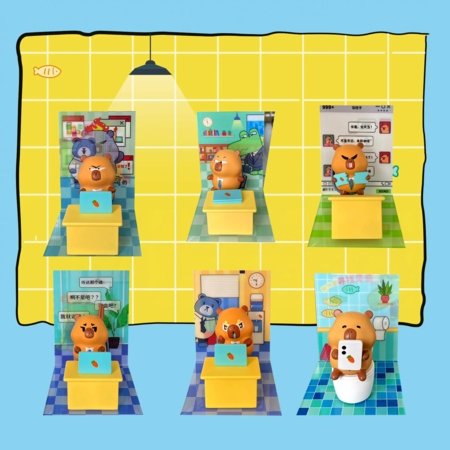 CAPYBARA OFFICE kolekcinė figūrėlė Tuntun Workplace, asort., GW-002 