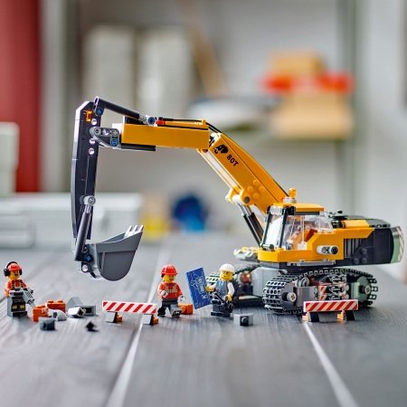 60420 LEGO® City Big Vehicles Geltonas statybų ekskavatorius 