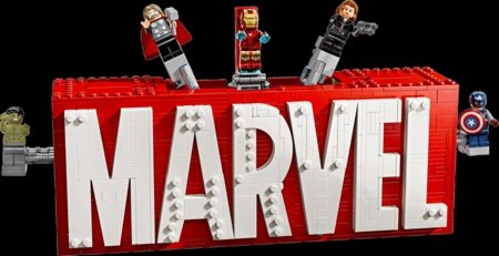 76313 LEGO® Super Heroes Marvel MARVEL logotipas ir minifigūrėlės 