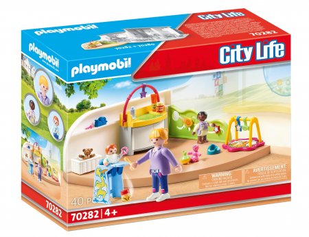 PLAYMOBIL CITY LIFE Mažylio kambarys, 70282 70282