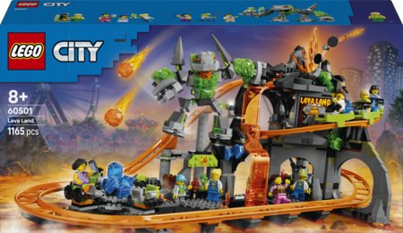 60501 LEGO® City „Lava Land“ atrakcionų parkas 