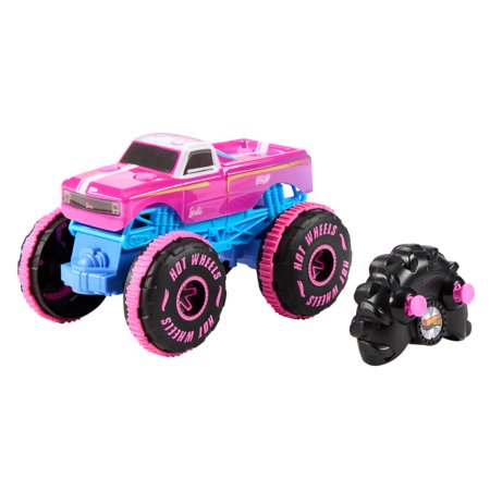 HOT WHEELS 1:24 Monster Trucks RC Barbie džipas, JHW58 
