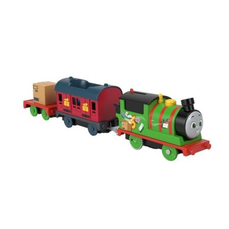 THOMAS & FRIENDS motorizuotas teminis garvežiukas su vagonu 2022, HFX97 HFX97