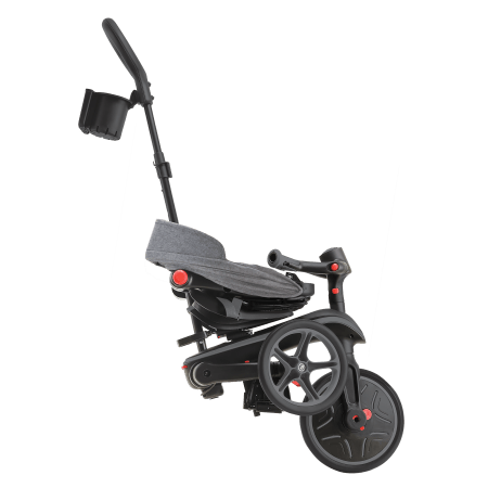 GLOBBER triratukas Explorer Trike 4in1,juodas-pilkas, 732-120 