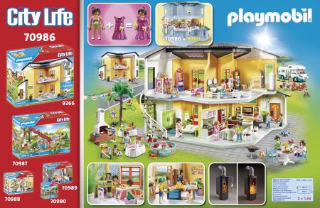 PLAYMOBIL CITY LIFE Šiuolaikinis namas , 70986 70986