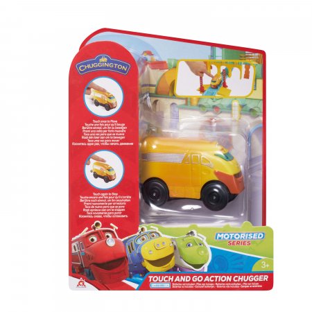 CHUGGINGTON motorizuotas traukinys Touch N' Go Action Chugger, EU890404 EU890404