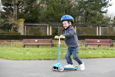HTI paspirtukas Mini Cruiser, mėlynas, 1437305 1437305