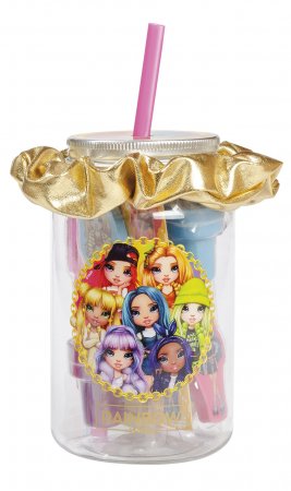 TOTUM RAINBOW HIGH puodelis su kanceliarijos priemonėmis, 620421 620421