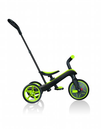 GLOBBER triratukas Trike Explorer 4in1, žalias, 632-106-2 632-106-2