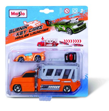 MAISTO DIE-CAST automobilis Burning Key Car Launcher Hauler, asort., 15102 