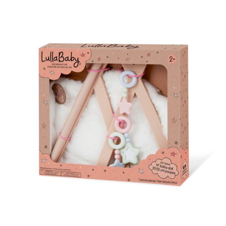 LULLABABY lėlių žaidimų kilimėlis su kabinamais žaislais, LBY7639Z 