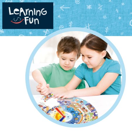 EDUCA Learning is Fun stalo žaidimas Laikas, 18841 