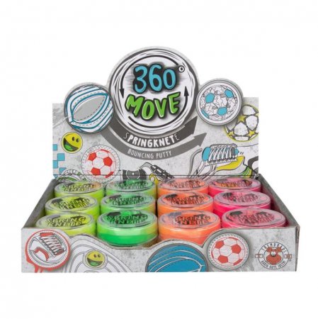 360° MOVE šokinėjantis molis 15g asst., 952820 952820