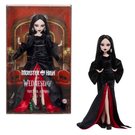 MONSTER HIGH x Wednesday lėlė Mirtišė, JLK99 