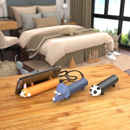 MOB DESIGN išorinė baterija 4800 mAh Power Pets Corgi, PP-CORG-01 PP-CORG-01