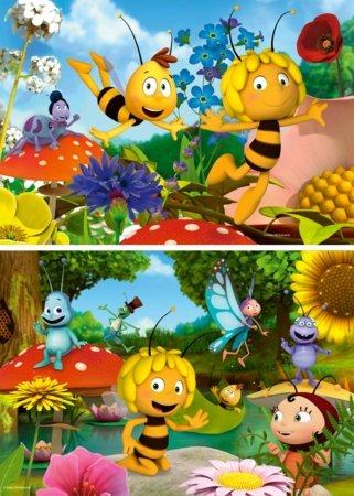 RAVENSBURGER PUZZLE dėlionė Biene Maja, 2x12 det., 12004306 5 