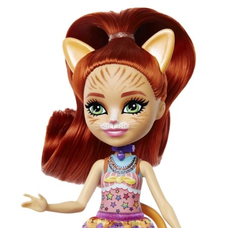 ENCHANTIMALS herojė katytė Tarla su gyvūnėliu, HHB91 HHB91