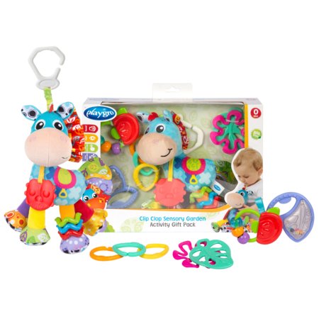 PLAYGRO veiklos žaislų rinkinys Clip Clop Sensory Garden Activity, 0188178 