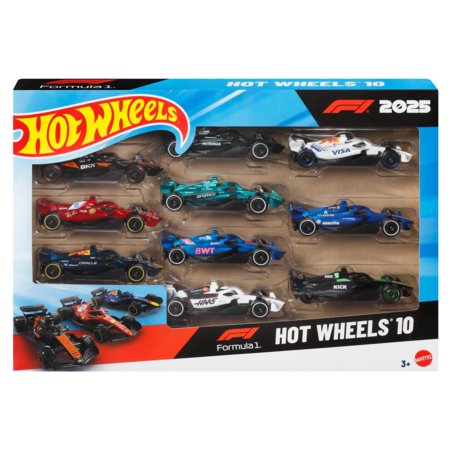 HOT WHEELS F1 bolidų rinkinys (10 vnt.), JMM24 
