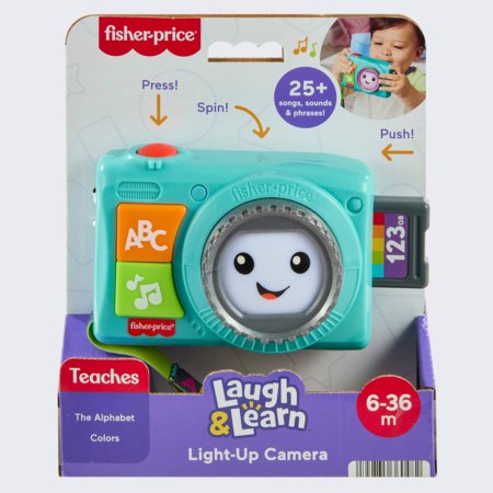 FISHER-PRICE LAUGH AND LEARN žaislinis fotoaparatas, JNV95 