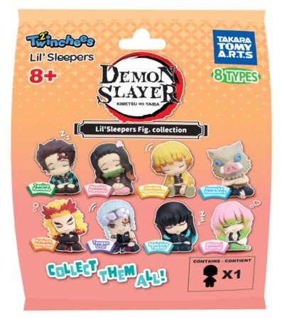 TWINCHEES Demon Slayer figūrėlė Lil' Sleepers, Wave 2, asort., M806391 