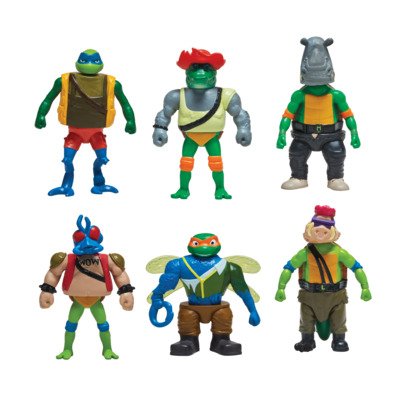 TMNT žaidimų rinkinys su 6 figūrėlėmis Mutation Station, 84386 