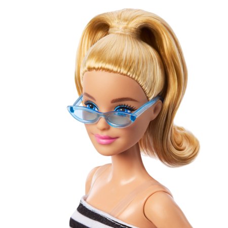 BARBIE Barbė madistė dryžuota palaidine, HRH11 
