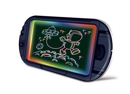 Piešimo - rašymo lenta su spalvotu apšvietimu, juoda, 2410K0086 